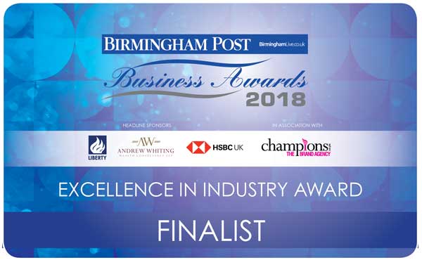 Excellence in industry finalist