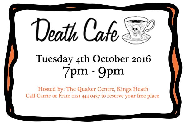 October 2016 Death Cafe Birmingham