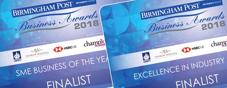 Shortlisted – Birmingham Post Awards